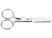 gbc Forbice in acciaio INOX, 12cm, con punta tonda arrotondata leb42212.