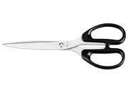 gbc Forbice in ABS nero, 21cm Forbice con lama in acciaio inox e impugnatura in ABS nero. Lunghezza: 21 cm.