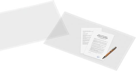gbc Sottomano LAUFER Durella Translucent Trasparente, formato: 40x60 cm. Garantiscono un ottimo comfort di scrittura. Prodotto Lufer originale tedesco. MADE IN GERMANY.