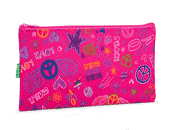 gbc Saccucciolo, astuccio per matite, piatto Fantasy in nylon, format: 22x12cm *.