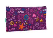 gbc Saccucciolo, astuccio per matite, piatto Fantasy in nylon, format: 22x12cm * LEB4434b