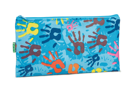 gbc Saccucciolo, astuccio per matite, piatto Fantasy in nylon, format: 22x12cm *.