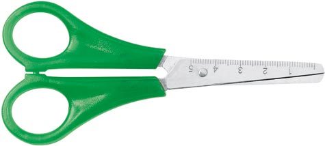 gbc Forbice SNIPPY 13.5cm, con punta tonda arrotondata Forbice centimetrata, con lama in acciaio inox, Lunghezza: 13,5 cm. .