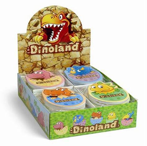 gbc Notes DINO, copertina sagomata con immagini dinosauri, con espositore .
