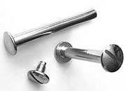 gbc Viti sepolte nichelate, lunghezza 75mm tornite, diametro 5mm, una testa fissa ed una mobile LEB50075