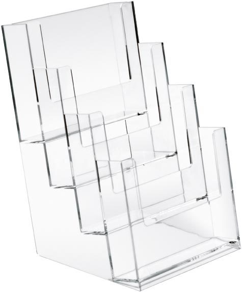 gbc Portadepliant e cataloghi in plastica trasparente, scatola singola Formato: 16,5x24,5 cm, profondit. 14 cm.