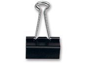 gbc Molla double clip 41mm in blister. Binder clip, con archetti mobili. Corpo in acciaio brunito NERO LEB510/1B