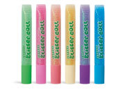 gbc Colla Glitter Coll GEL COLORS da 10,5 ml colori pastello Assortiti, lavabile, non tossica LEB5137