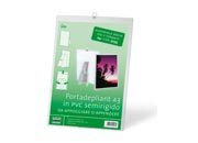 gbc Portadepliant in PVC semirigido da appoggiare o da appendere Formato A3.