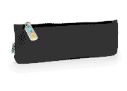 gbc Saccucciolo, astuccio per matite NERO, formato: 22x7cm, in nylon, tinta unita* LEB5342a