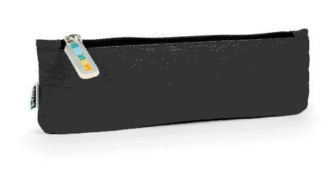 gbc Saccucciolo, astuccio per matite NERO, formato: 22x7cm, in nylon, tinta unita*.