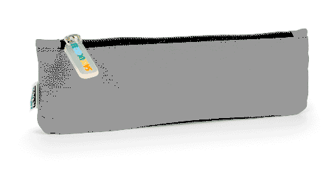 gbc Saccucciolo, astuccio per matite GRIGIO, formato: 22x7cm, in nylon, tinta unita*.