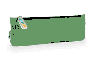 gbc Saccucciolo, astuccio per matite VERDE, formato: 22x7cm, in nylon, tinta unita* LEB5342d