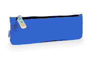gbc Saccucciolo, astuccio per matite BLU, formato: 22x7cm, in nylon, tinta unita* LEB5342f