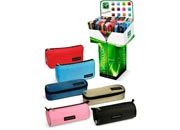 gbc Saccucciolo, astuccio in tinta unita colori assortiti in 3 dimensioni. Con espositore da terra.