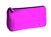 gbc Saccucciolo, astuccio per matite FUSCSIA, a forma piatta, in nylon*.