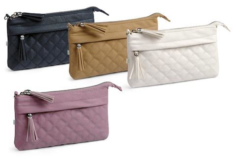 gbc Saccucciolo cosmetic, astuccio per cosmetici in PVC formato 22x14cm, colori assortiti, 4 tasche con zip.