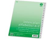 gbc Intercalari 6, tasti colorati in cartoncino. A4 per intercalare fogli in formato A4 (21x29,7cm). Corredata di indice frontale in cartoncino. Perforazione universale. 6 colori assortiti SMEa6394542