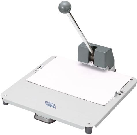 gbc Perforatore OPEN per alti spessori a 2 fori, con doppia guida regolabile perfora fino a 156 fogli da 64gr (12,4mm), foro diametro 6mm, distanza tra i fori 8cm. Con piano di lavoro formato: 34,5x34,5cm, peso 5,1kg. Sistema di blocaggio della leva. Fustella di ricambio codice 90010.