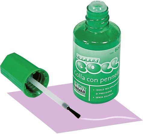 gbc Colla liquida arabica Coprex colla con pennello 20 ml, senza solventi.