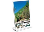 gbc Portadepliant in acrilico a disposizione VERTICALE. Spessore 10 mm  Formato: 21x31cm. Ideale come portacertificati, .