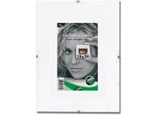 gbc Cornice a giorno in plexiglass 24X30cm infrangibili, robuste, trasparentissime, con ganci in metallo, in scatola singola LEB7125