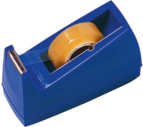 gbc Dispenser per rotoli adesivi da 33 metri Blu, peso 0,5 kg.