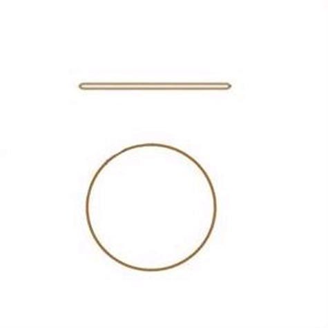 legatoria Elastici puro caucci diametro 50mm ECRU, gomma naturale al 100%. Larghezza: 2mm, spessore: 2mm, misura 76x2mm, diametro 50mm.