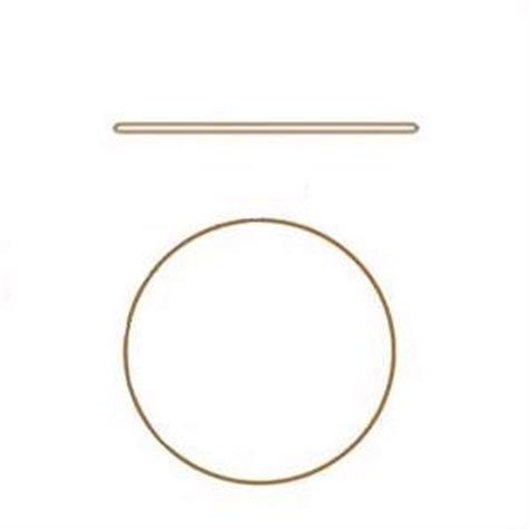 legatoria Elastici puro caucci diametro 65mm ECRU, gomma naturale al 100%. Larghezza: 2mm, spessore: 2mm, misura 100x2mm, diametro 65mm.