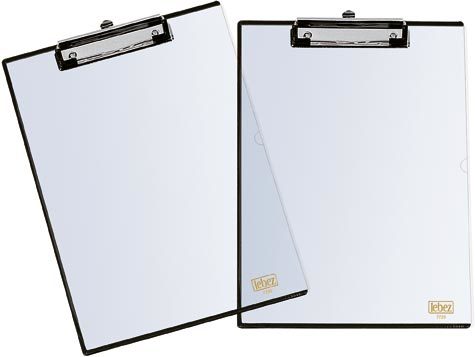 gbc Cartella portablocco in PVC con bloccafogli in metallo e gancio per appendere Formato: 22x33 cm.