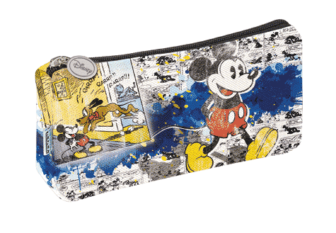 gbc Saccucciolo, astuccio per matite, Walt Disney in nylon, formato: 22x11x5cm*.