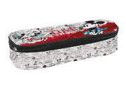 gbc Saccucciolo, astuccio per matite, round Walt Disney in nylon, formato: 22x5x7cm* LEB80173d