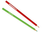 gbc Scatola con 12 pastelli esagonali colorati personalizzabili mina extra diametro 3mm. Spessore pastello: 7mm. Con fascia bianca per inserire il nome LEB80360