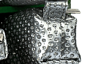 gbc Saccucciolo, astuccio per matite ARGENTO con BRILLANTINI colorati, a forma allungata in altezza, in PU* LEB80476barb