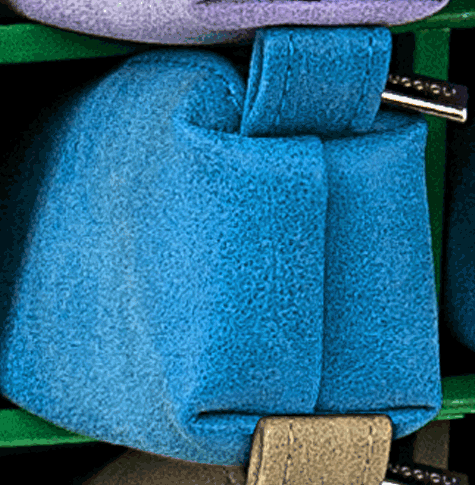 gbc Saccucciolo, astuccio per matite BLU, tinta unita a forma allungata in altezza, in PU*.