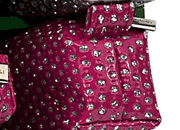 gbc Saccucciolo, astuccio per matite ROSA con BRILLANTINI colorati, a forma allungata in altezza, in PU* LEB80476brsb