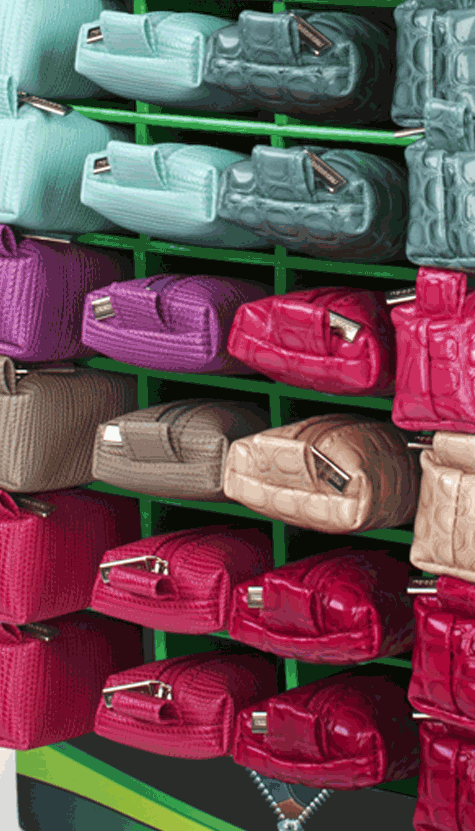 gbc Saccucciolo, astuccio per matite AZZURRO, fantasia a intreccio, forma allungata in altezza, in PU*.