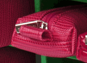 gbc Saccucciolo, astuccio per matite ROSSO, fantasia a intreccio, forma allargata, in PU*.