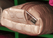 gbc Saccucciolo, astuccio per matite MARRONE, fantasia a bolle, forma allargata, in PU* LEB80478bma