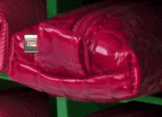 gbc Saccucciolo, astuccio per matite ROSSO, fantasia a bolle, forma allargata, in PU*.