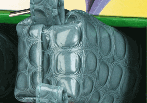 gbc Saccucciolo, astuccio per matite AZZURRO, fantasia a bolle, forma allungata in altezza, in PU*.