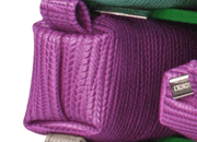 gbc Saccucciolo, astuccio per matite VIOLA, fantasia a intreccio, forma allungata in altezza, in PU* LEB80478dvi