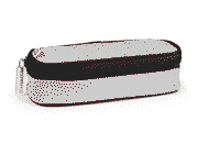 gbc Saccucciolo, astuccio per matite GRIGIO, a forma round, formato 22x7x5cm, in nylon, tinta unita* LEB80486c