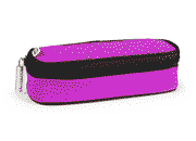 gbc Saccucciolo, astuccio per matite ROSA, a forma round, formato 22x7x5cm, in nylon, tinta unita*.