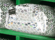 gbc Saccucciolo, astuccio per matite ARGENTO, fantasia a mosaico, forma allargata, in PU* LEB80605aar