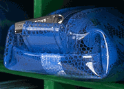 gbc Saccucciolo, astuccio per matite BLU, fantasia a fiorellini, forma allargata, in PU*.