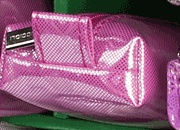 gbc Saccucciolo, astuccio per matite ROSA, fantasia a cuoricini, forma allargata, in PU* LEB80607brs