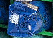 gbc Saccucciolo, astuccio per matite BLU, fantasia a fiorellini, forma allungata in altezza, in PU*.