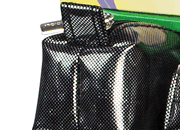 gbc Saccucciolo, astuccio per matite NERO, fantasia a cuoricini, forma allungata in altezza, in PU* LEB80607dne