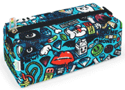 gbc Saccucciolo, astuccio per matite, quadrotto Graffiti LEB80608b.